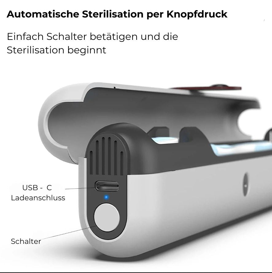 BrightClean - Der UV - Sterilisator für deine Zahnbürste